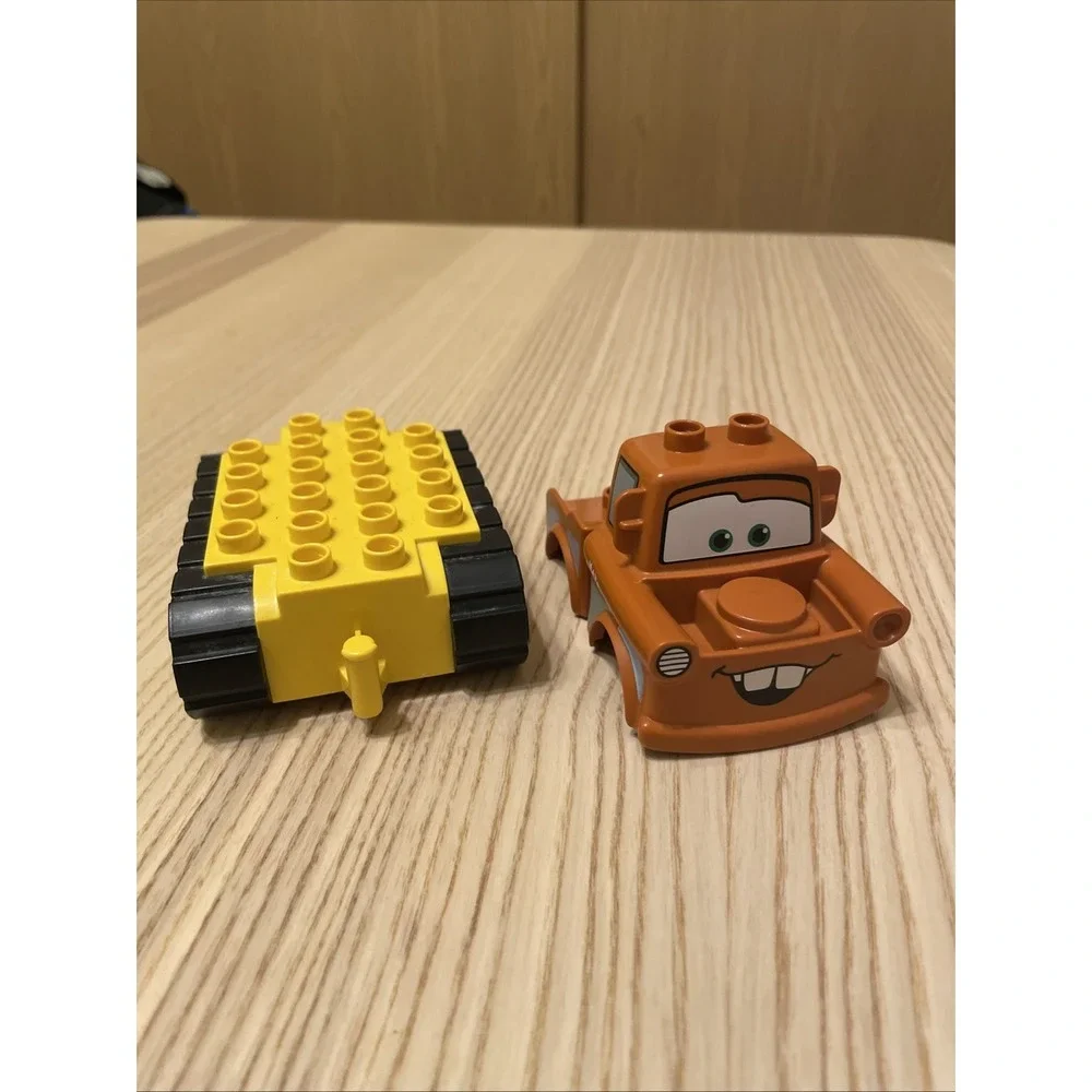 LEGO DUPLO Disney Pixar Cars Mater Replacement Part & Caterpillar Base Lot 2